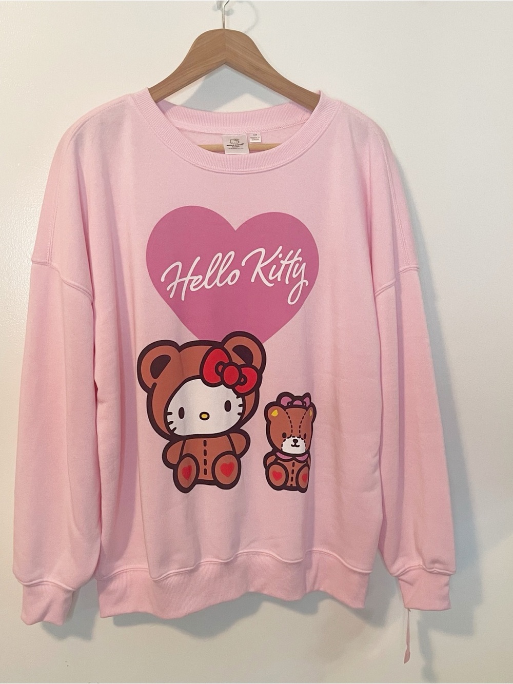 Hello Kitty Pink Bear Sweatshirt